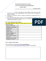 CEE Seminar Report Template