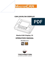 MasterCAN Display 35 - оperation - manual - v - 3.1