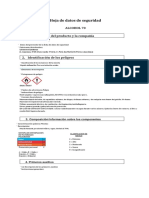 Hoja MSDS Alcohol Medicinal 70° - Jenfarma