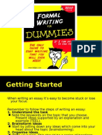 Idiots Guide To Writing