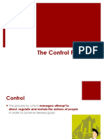 The Control Process