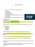 Cuestionario de Procesal Penal