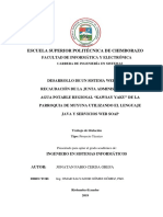 Escuela Superior Politécnica de Chimborazo: Carrera de Ingeniería en Sistemas