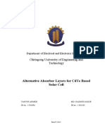 0407 - Alternative Absorber Layers For CdTe Based Solar Cell