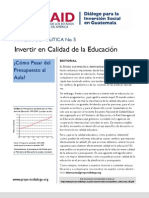 Invertir en Calidad de La Educación