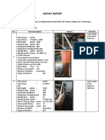 Survey Report Lathe Machine PT. MAJU JAYA MACHINERY