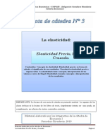 Economía I - Nota de Cátedra 3 Elasticidad