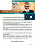 Seminar Report - Syed Ali Shah Geelani: His Struggle & Legacy'