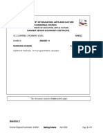 Gr11 April P1 2020 - Marking Scheme