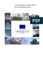 Catalogue of European Urban Wind Turbine Manufacturers