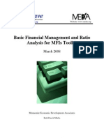 Basic Financial Management and Ratio Analysis For MFIs Toolkit