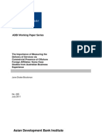 ADBI Working Paper Series: Asian Development Bank Institute