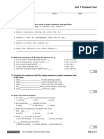 UTest Unit 7 Standard