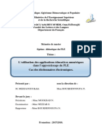 L'Utilisation Des Applications Éducatives Dans L'apprentissage Du FLE