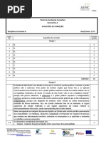 Teste 3 - Sugestão de Correção - Avaliação Sumativa - Economia A - 11.º C