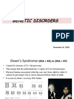 Genetic Disorders AVN 24 12 2020