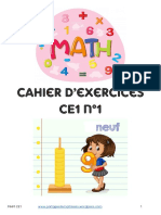 Cahier de Maths MHM Ce1 m1 C3a0 m5 Blog