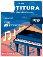 Partitura Fácil Teclado e Piano Volume I