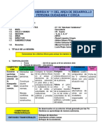 SESION HIBRIDA 11 II Trimestre DPCC 4° GRADO