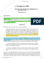 In Re Application of Max Shoop For Admission To The Practice of Law - 41 Phil 213 (1920)