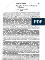 The Occurrence of Aspergillus Fumigatus in Respiratory Infections