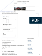 Inches To Meters (In To M) Conversion Calculator