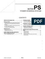 Power Steering System: Section