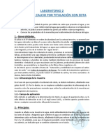 Análisis de Calcio Por Titulación Con Edta