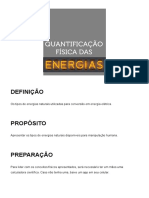 Quantificação Física Das Energias