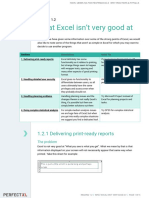 The Weakness of Excel