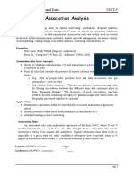 UNIT-5 DWDM (Data Warehousing and Data Mining) Association Analysis 