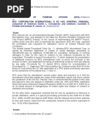 DFA vs. BCA Int'l. Corp. & Ad Hoc Arbitral Tribunal, G.R. No. 225051. July 19, 2017