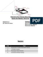 Porter's Five Forces Analysis - Indian Automobile Industry 2