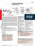 Digihelic 3 Differential Pressure Controllers: Digihelic Controller in Photohelic Gage, Square Root Output For Flow