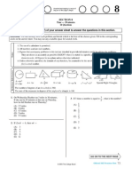 Math SAT Section 8