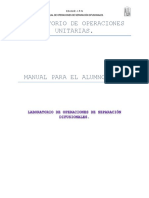 Manual de Operaciones de Separacion Difusionales