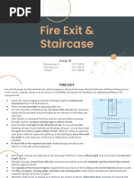 Group 16 - Fire Exit and Staircase