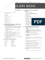 Think - l2 - Unit 1 - Vocabulary - Basic