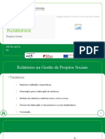 UFCD 10378 - Relatórios Projectos Sociais 