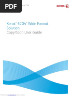 6204 Wide Format Solution User Guide