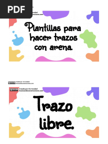 Cuaderno Trazos - Caja de Arena