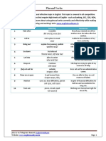 Phrasal Verbs Sheet 1