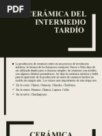 Cerámica Del Intermedio Tardío