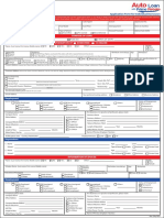 Auto Loan Application Form - Individual