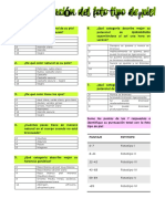 Determinación de Fototipo de Piel