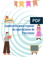 Cuadernillo para Repasar Las Operaciones de Fracciones