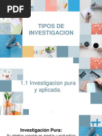 Unidad 1 - Tipos de Investigacion