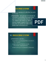 Module 2d Anatomy and Physiology (Endocrine System, Temperature Regulation and Sense Organs)