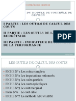 Contrôle de Gestion 1ere & 2em Partie 2019