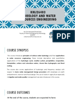 Introduction To Hydrology